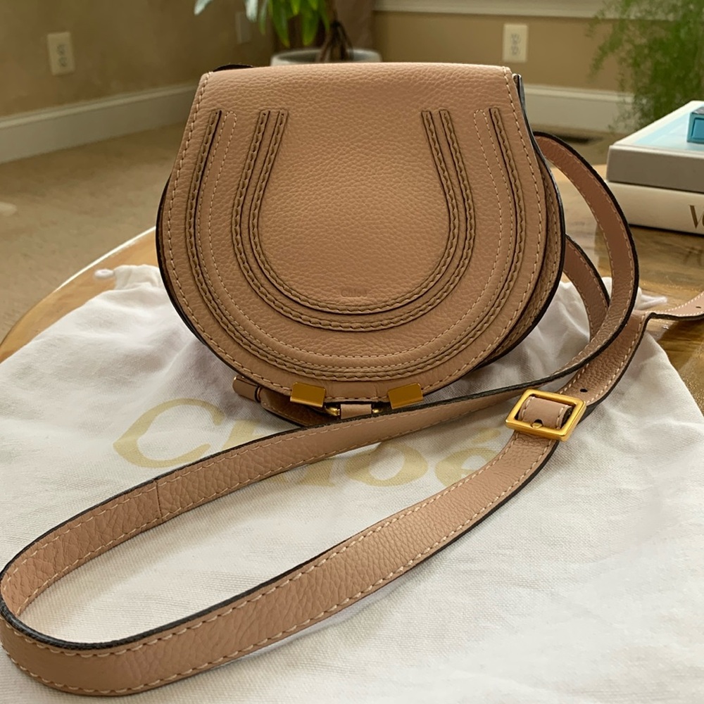 Chloe mini Marcie round crossbody